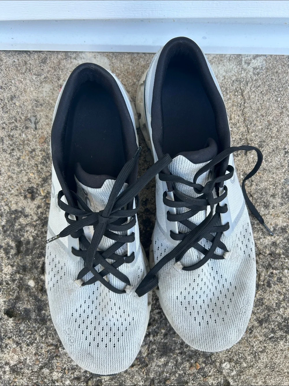 On Running light gray