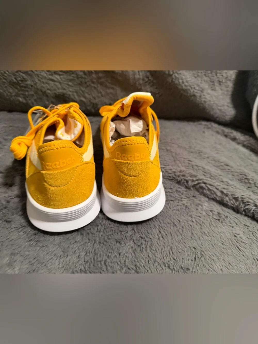 Reebok bright yellow