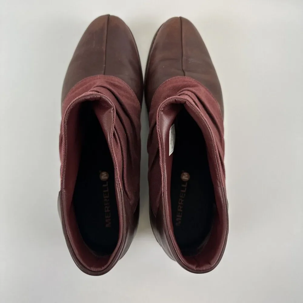 Merrell canvas red see