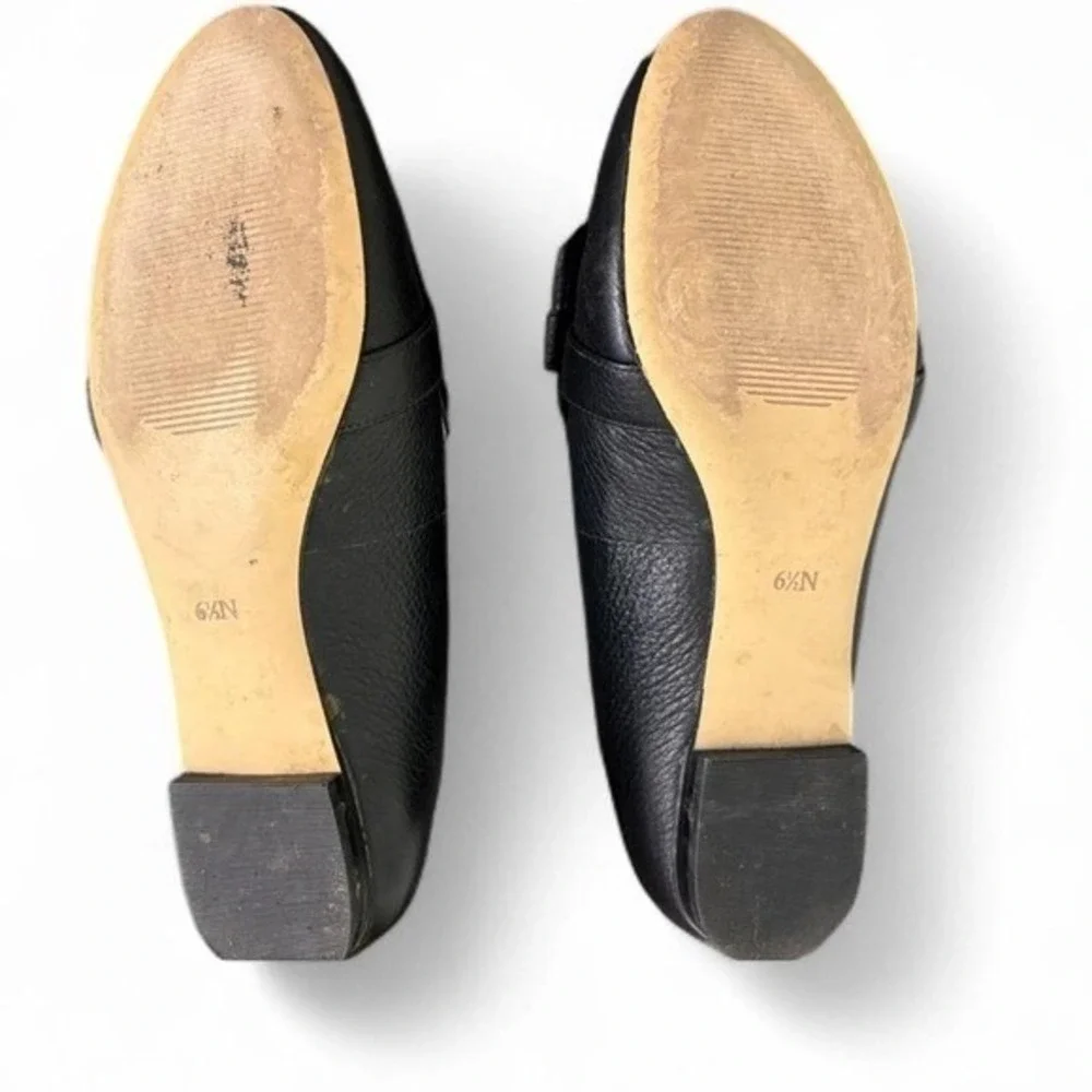 Talbots black leather