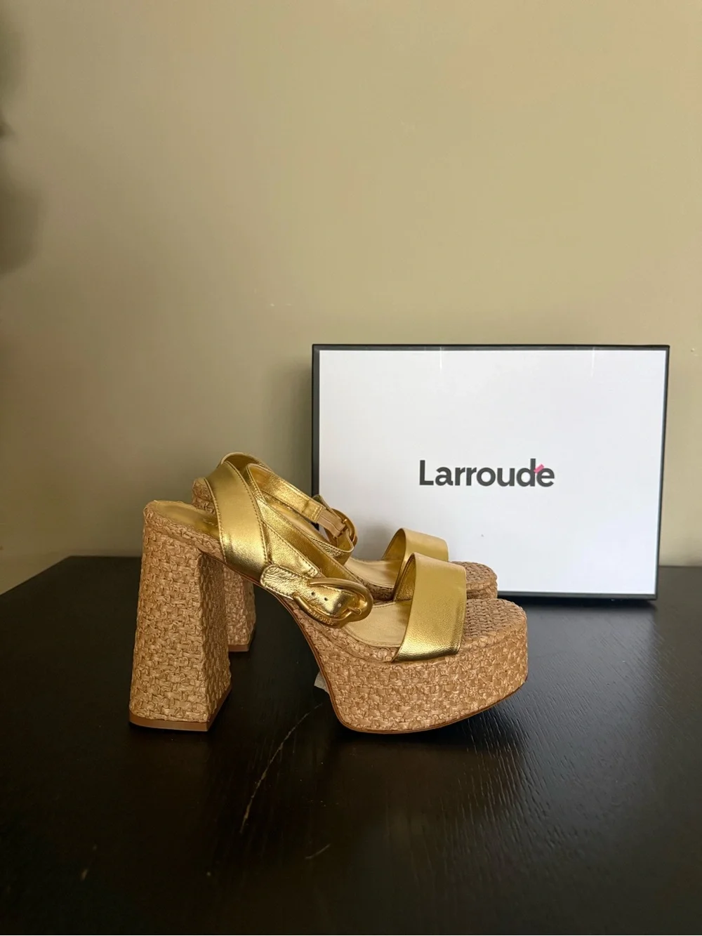 Larroude never worn
