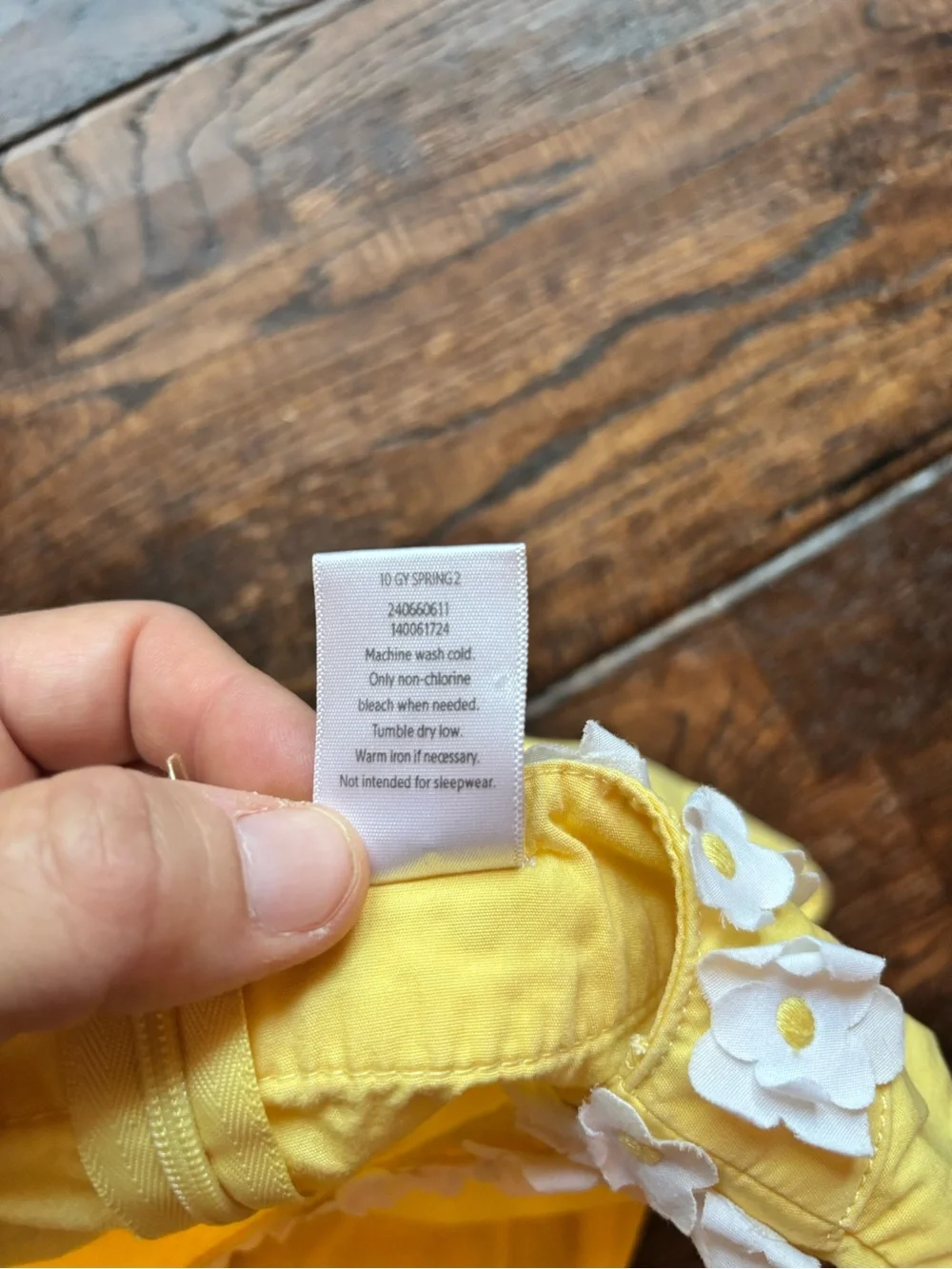 Gymboree girls yellow