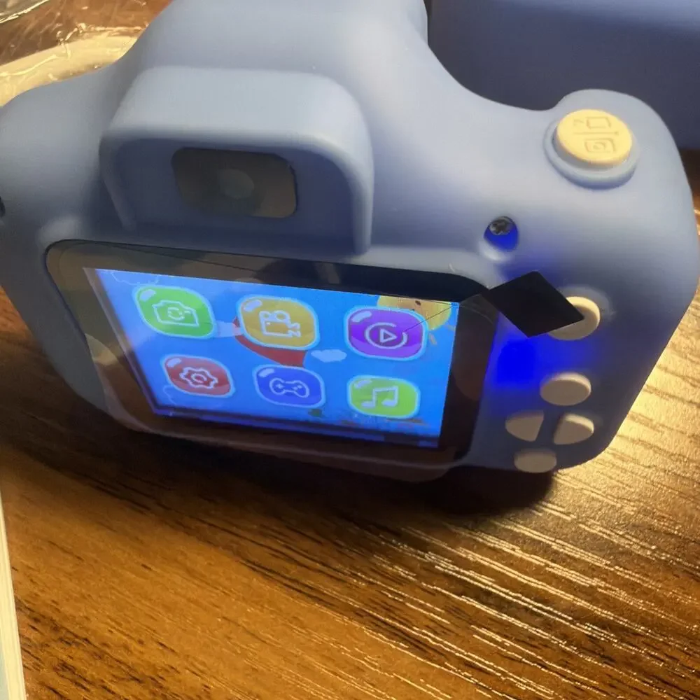 Kids Digital Camera 1080P HD Blue Dog Camcorder/Camera 3+ New