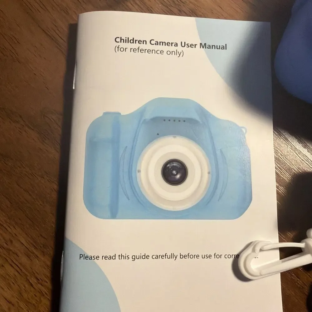Kids Digital Camera 1080P HD Blue Dog Camcorder/Camera 3+ New