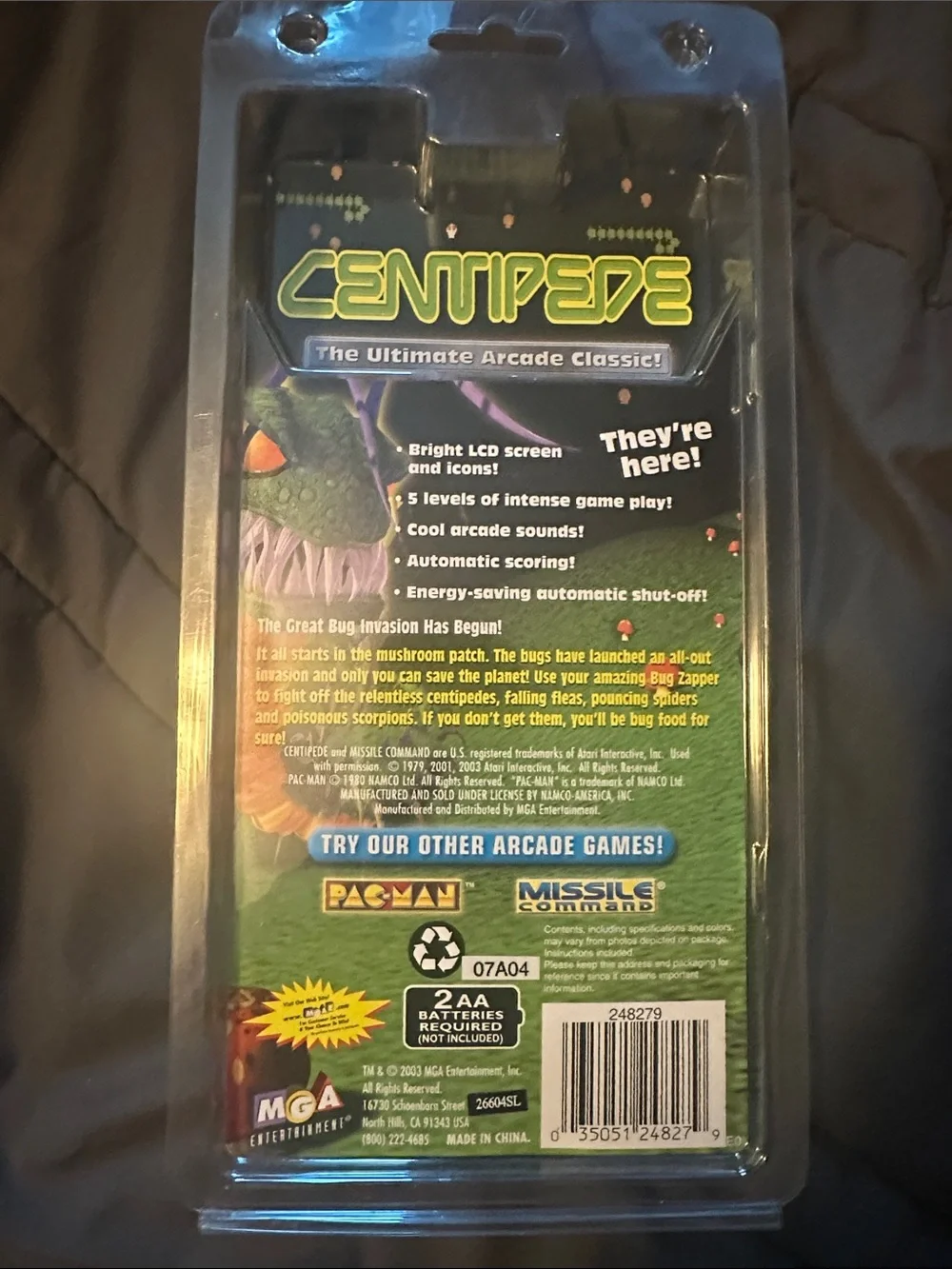 N/A centipede handheld