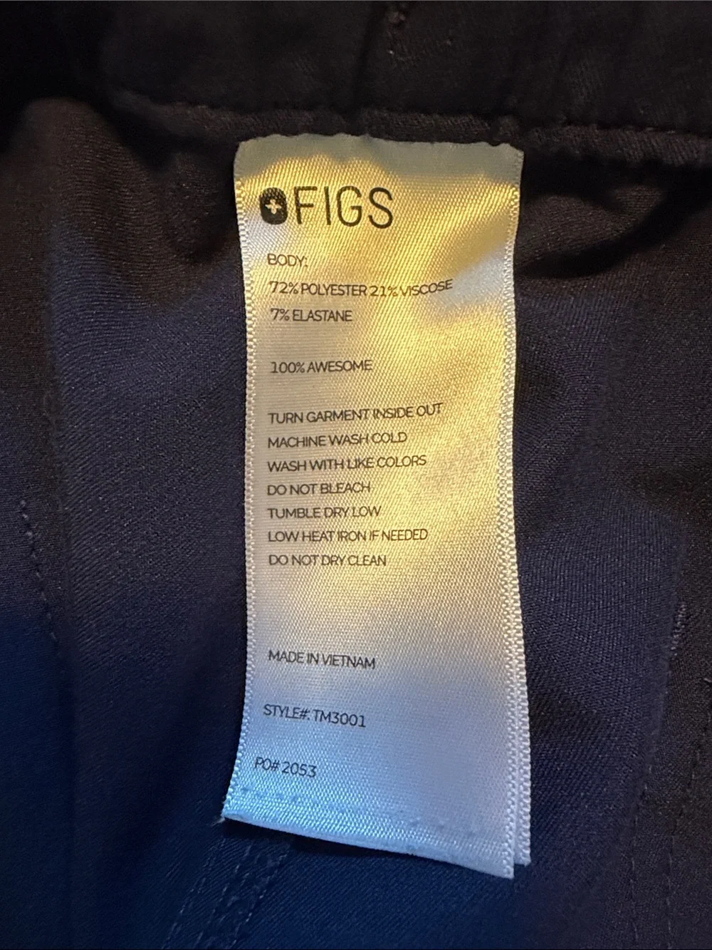Figs durable navy