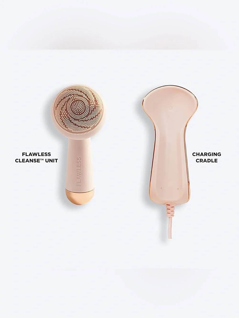NIB Finishing Touch Flawless Cleanse Facial Cleanser/Massager Rechargeable Brush