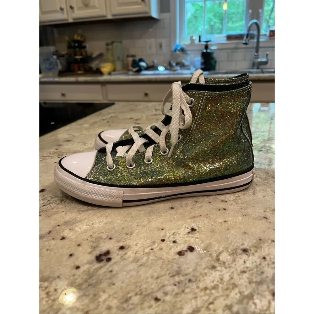 Converse green gold