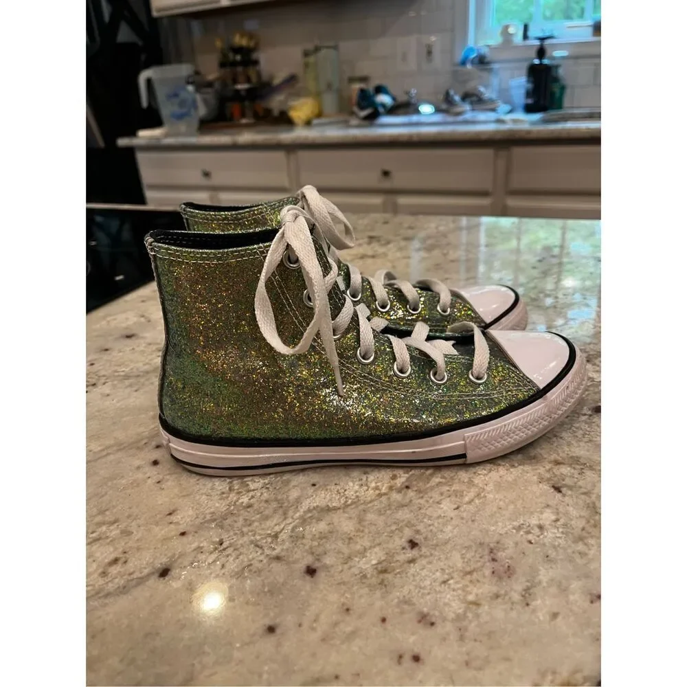 Converse green gold