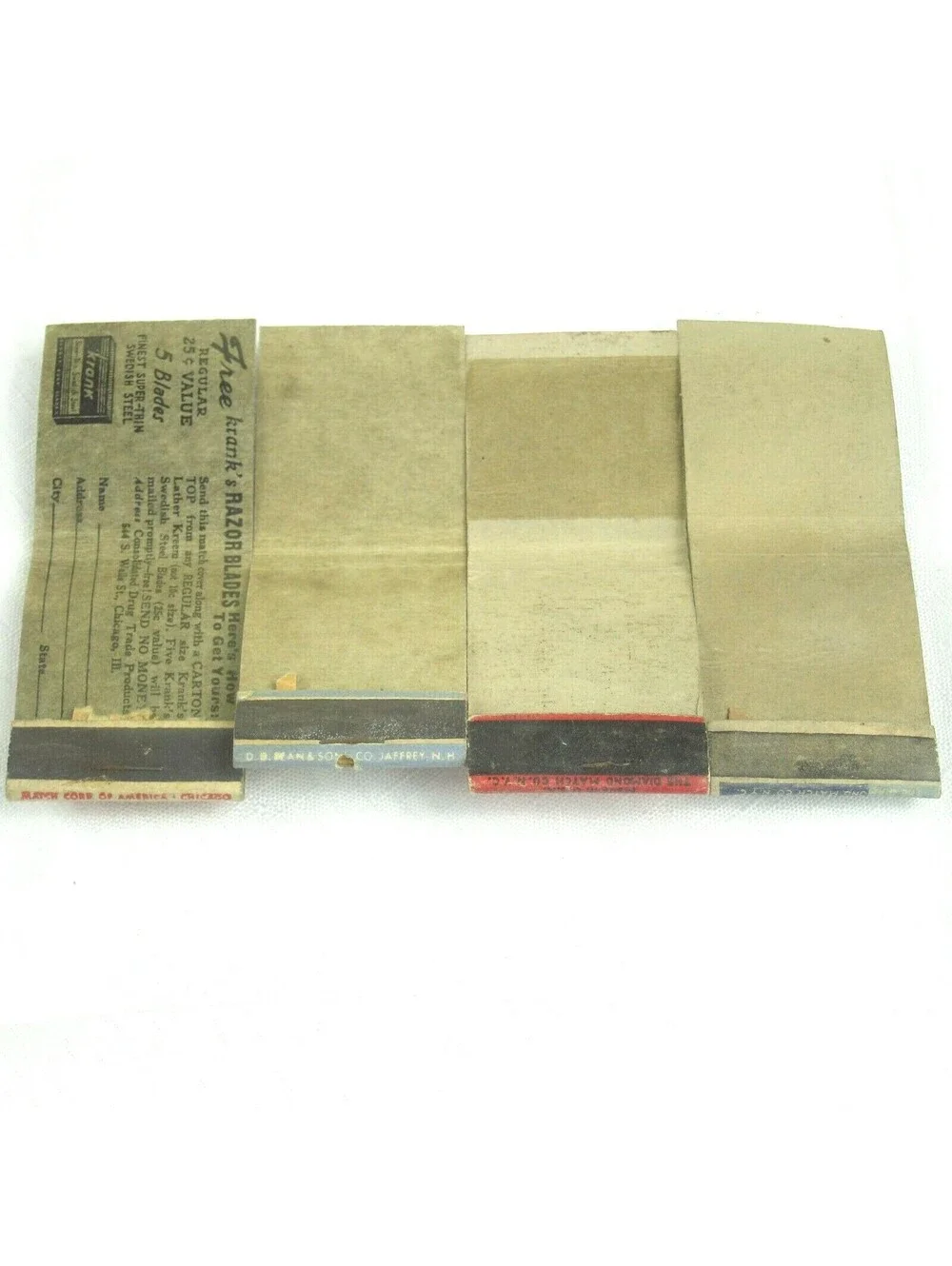 N/A vintage matchbook