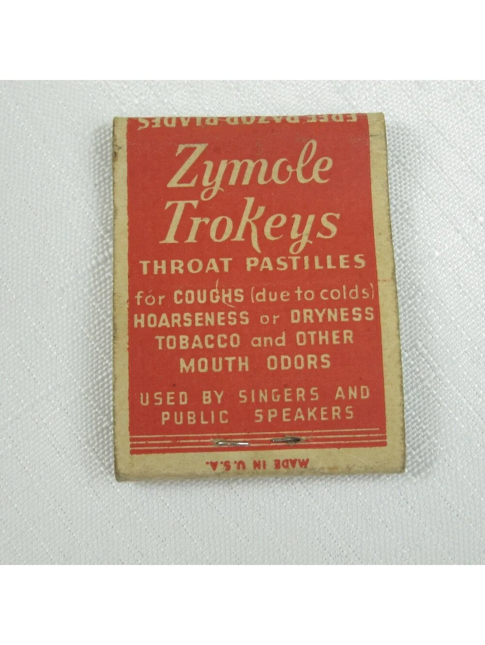 N/A vintage matchbook