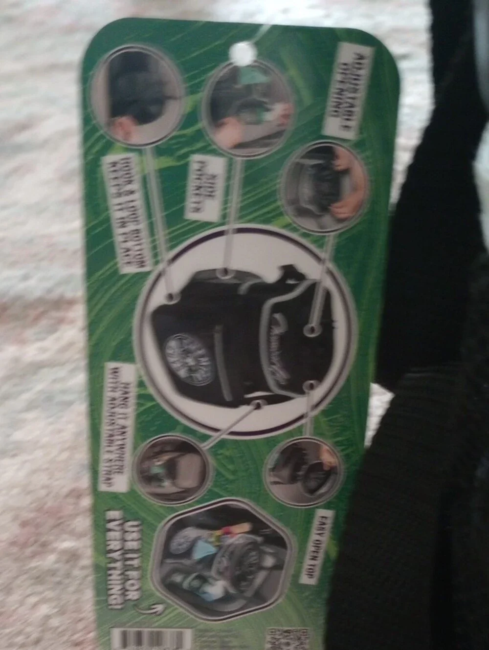 N/A black travel