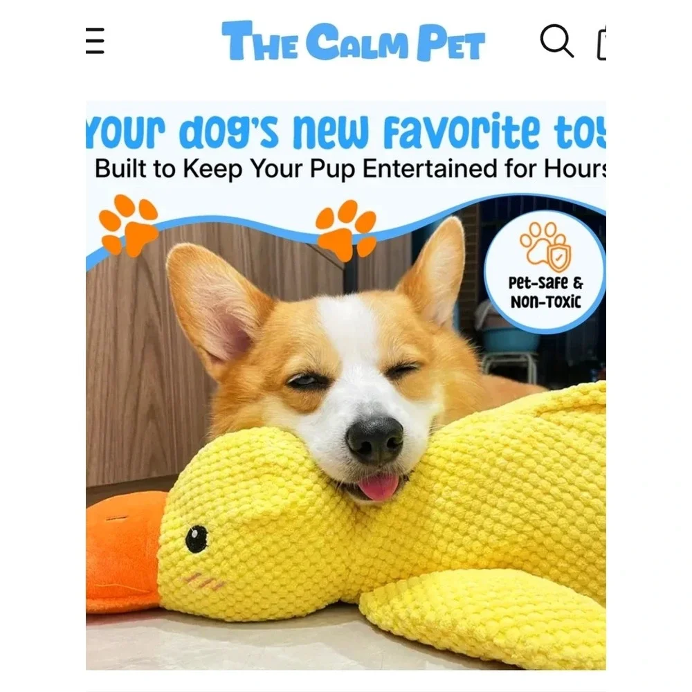 The Calm Pet Ultimate Tough Toy Bundle Set Of 3 Squeeker Calming Tough‎ Dog Toys