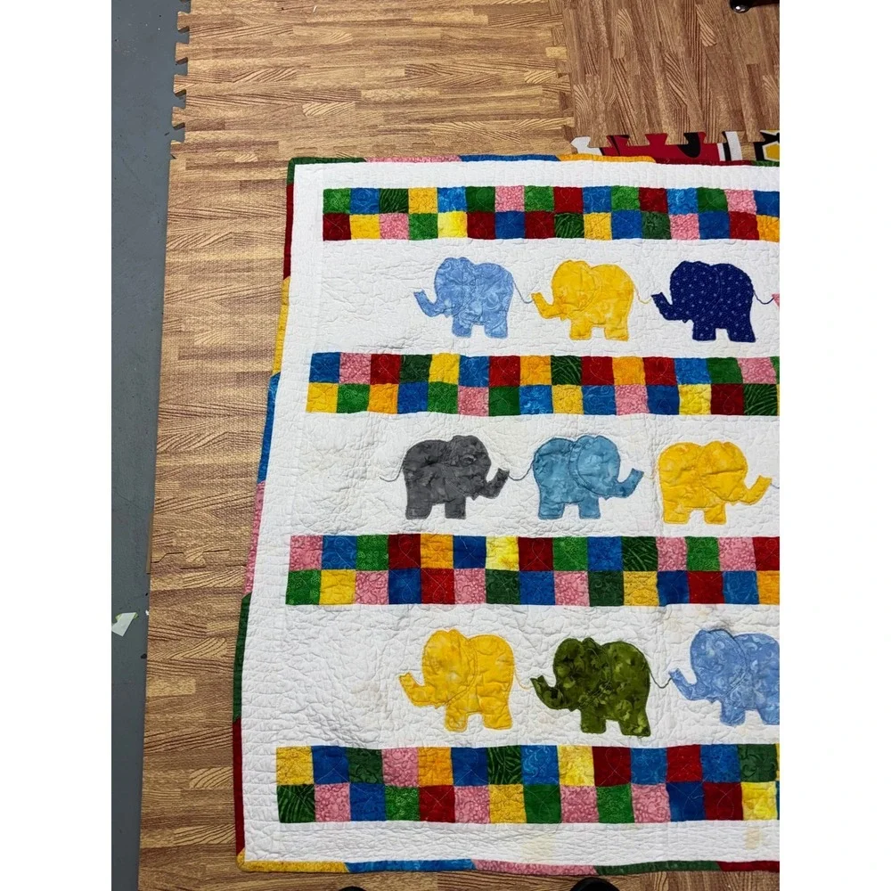 Handmade baby quilt