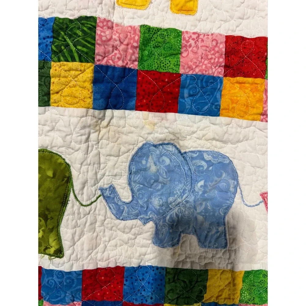 Handmade baby quilt