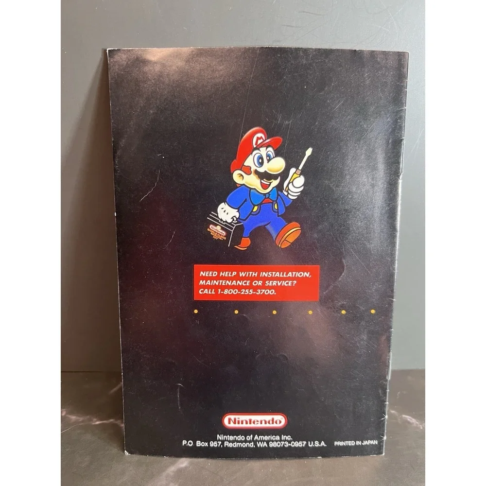 Nintendo product instruction