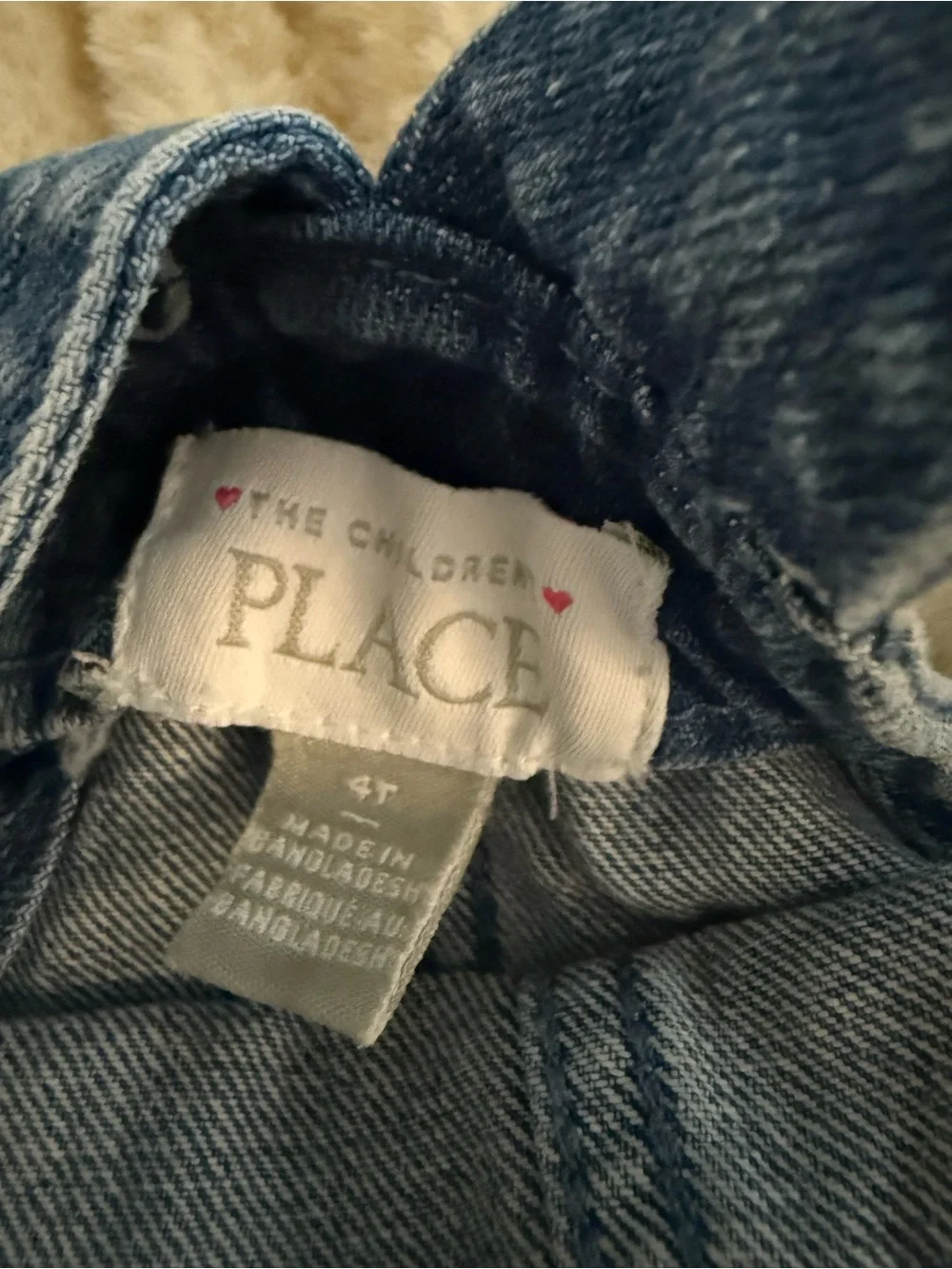 The Childrens Place sleeveless denim