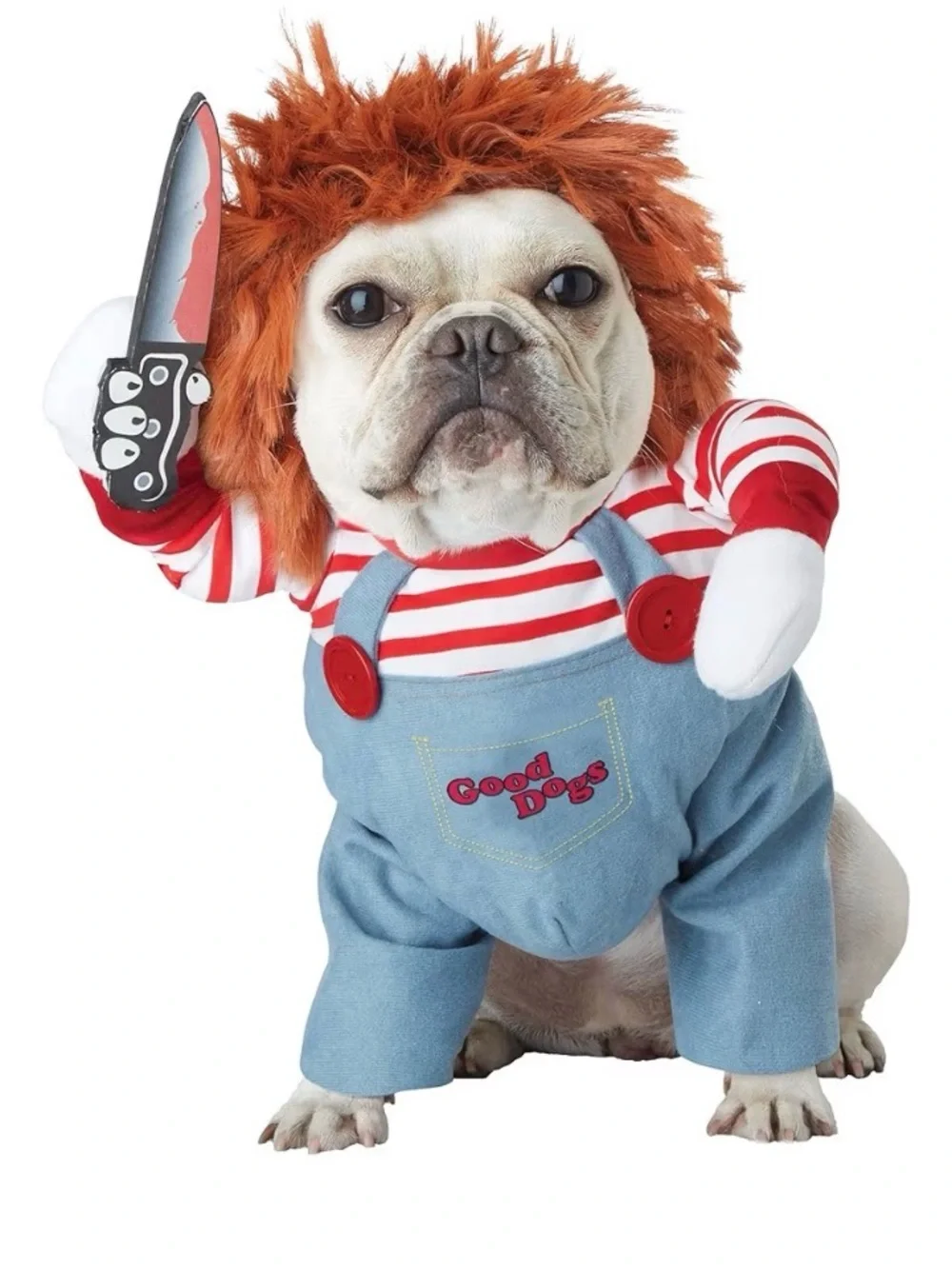 Small Dog - Chucky-Inspired “Good Dogs” Costume NWOT
