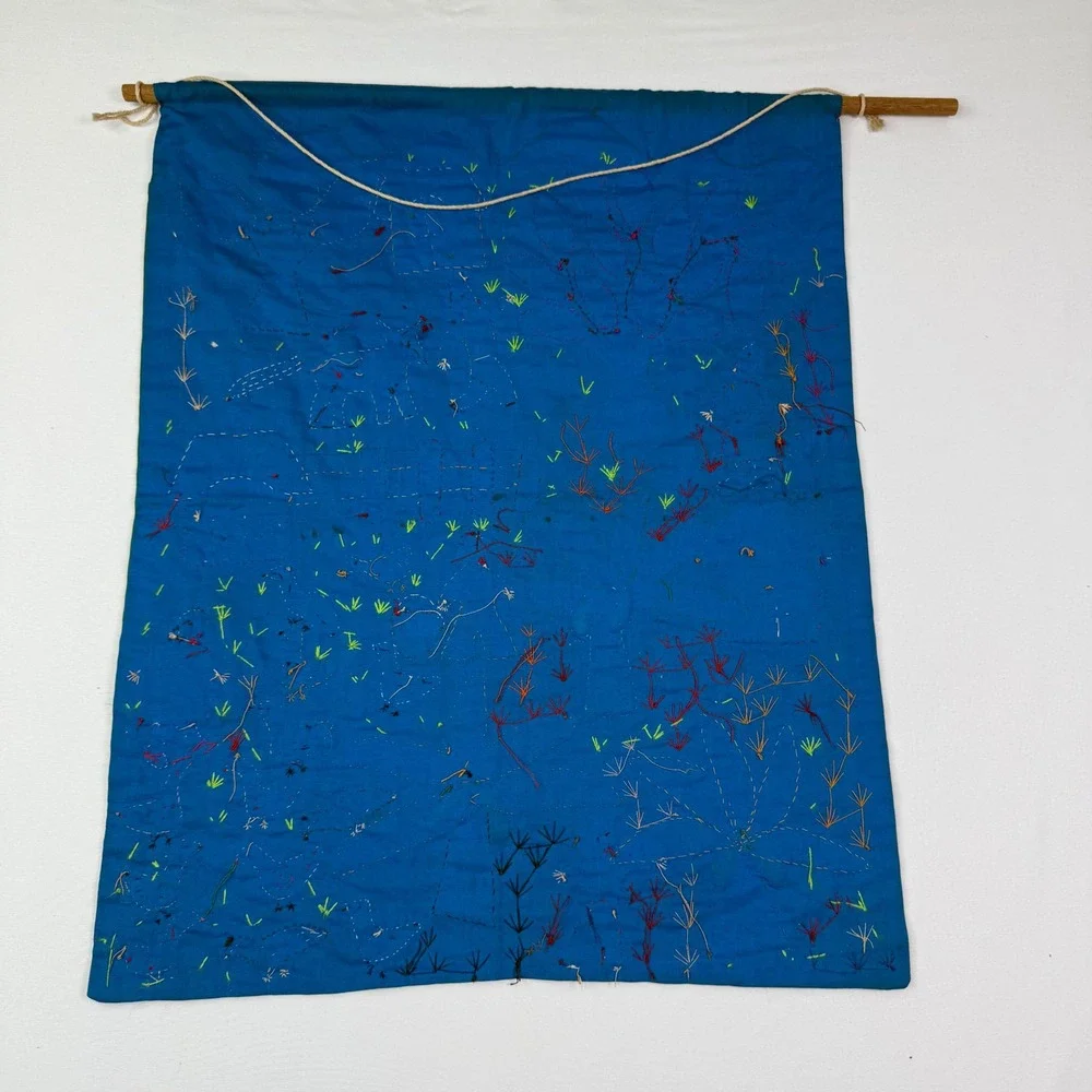 Handmade peruvian arpillera