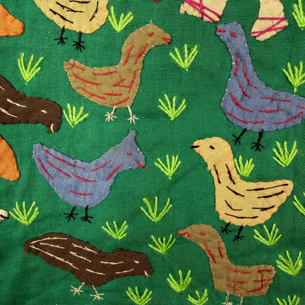 Handmade peruvian arpillera