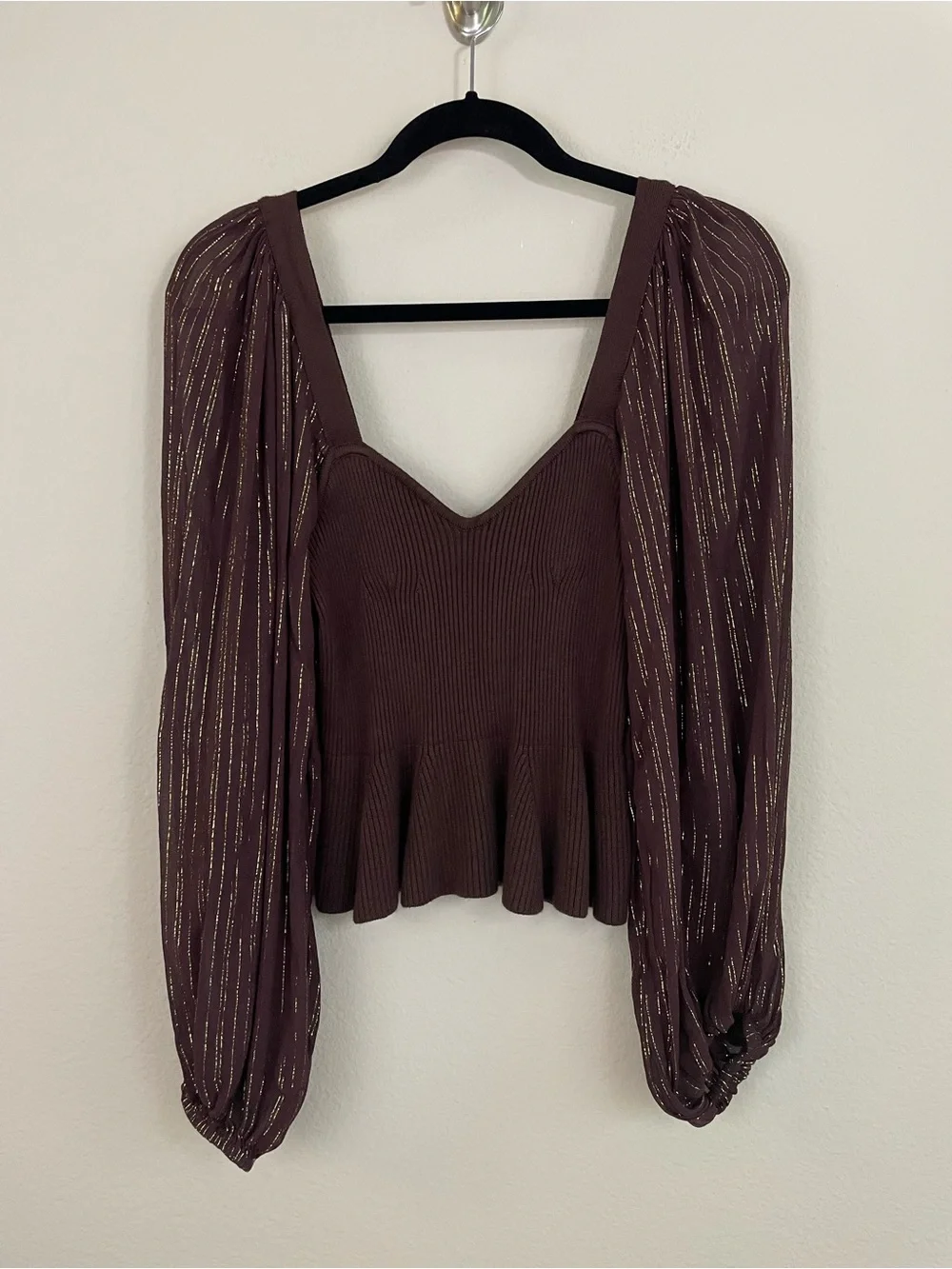Anthropologie elegant brown