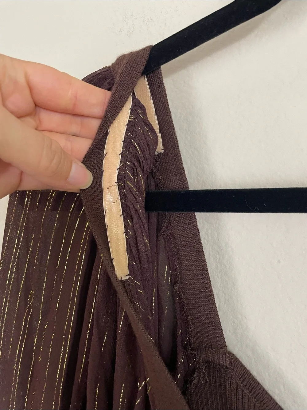 Anthropologie elegant brown