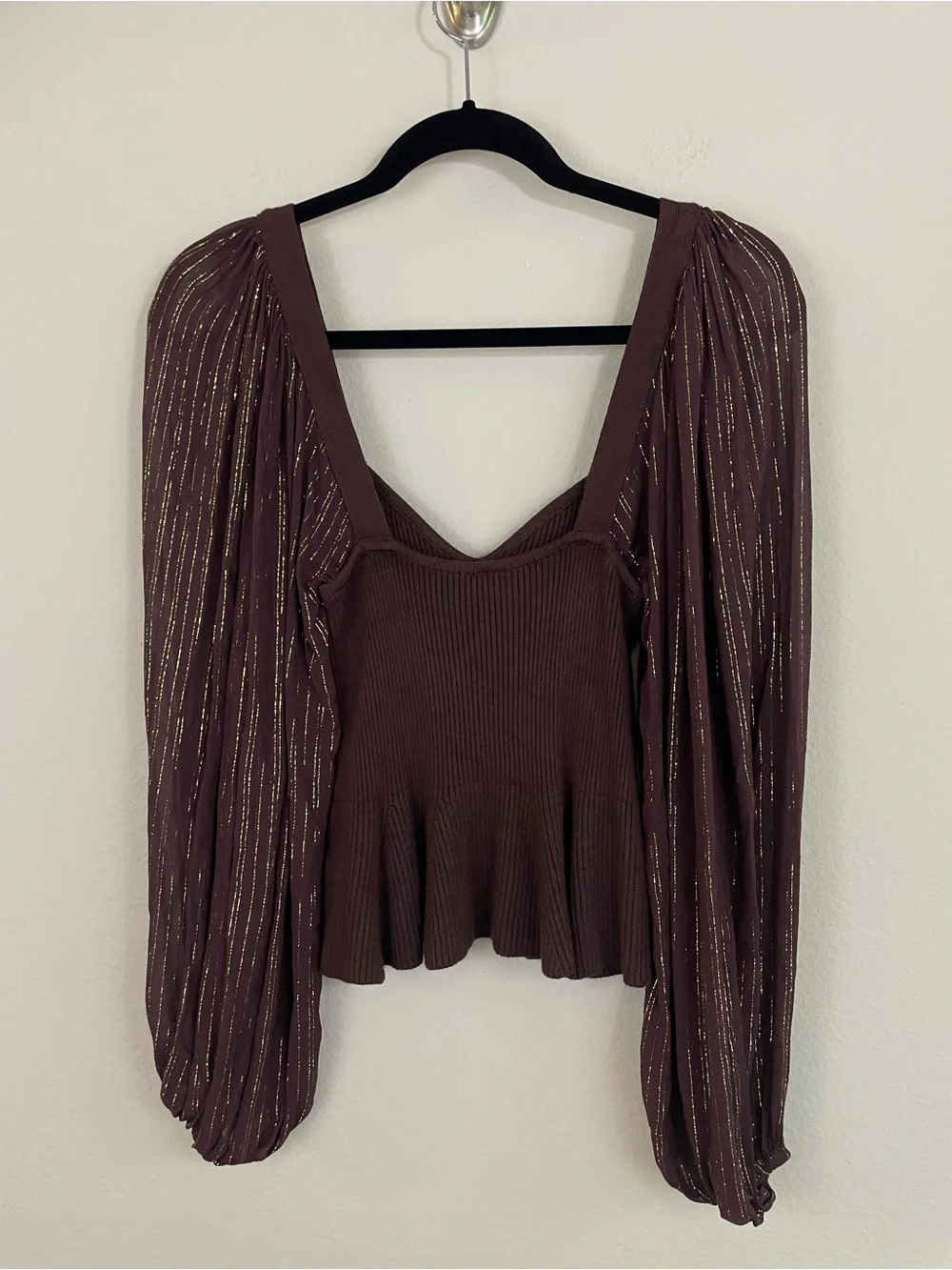 Anthropologie elegant brown
