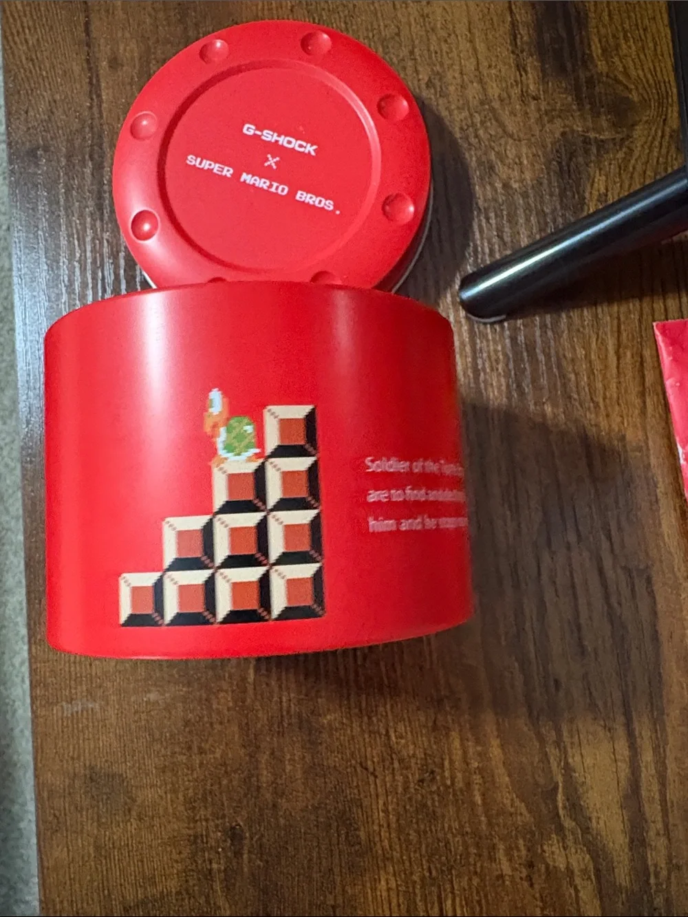 G-Shock Super Mario Bros. Red and Yellow Digital Watch