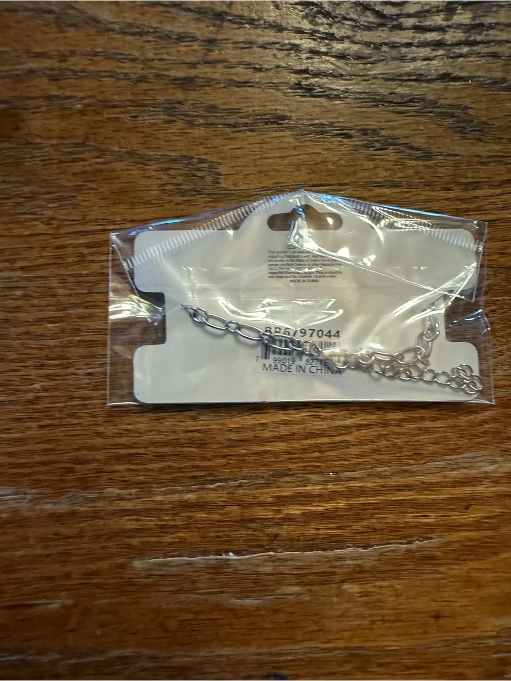 Joy silver tone
