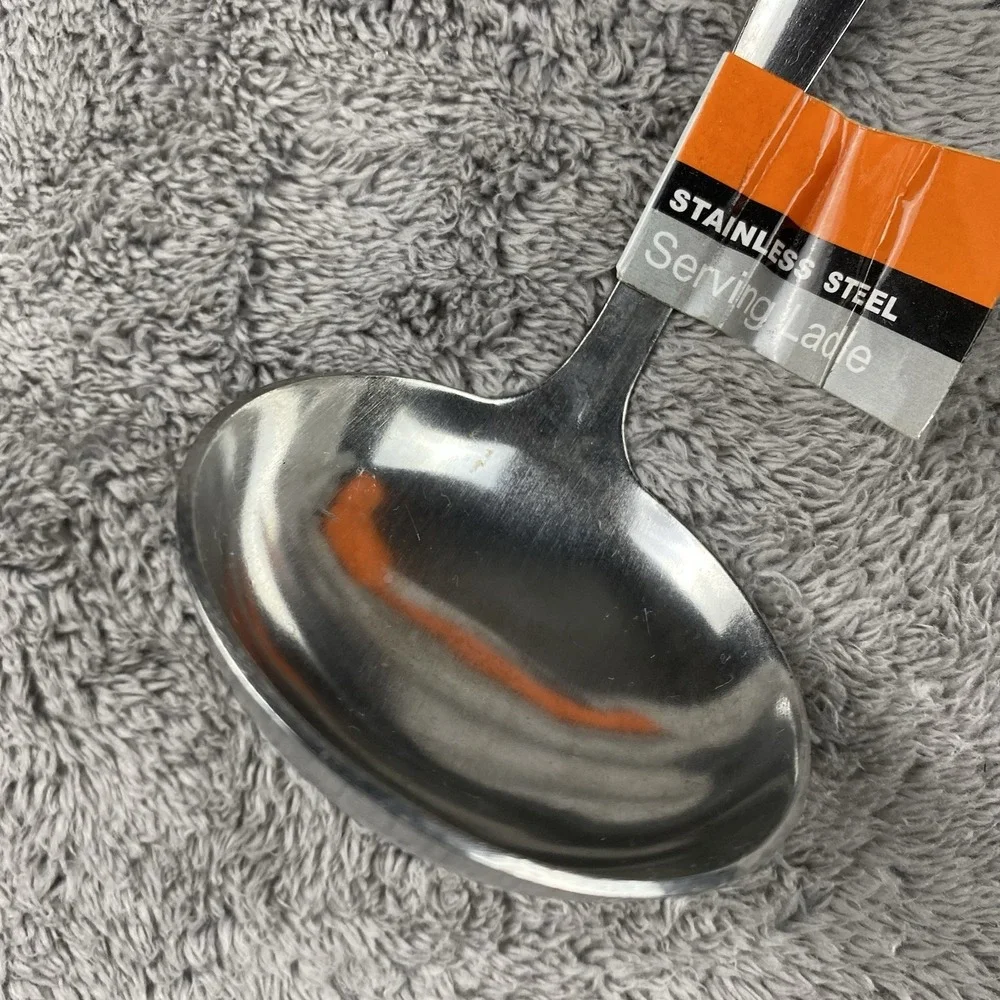 Stainless Steel Large Serving Soup Ladle Hanging Handle 8