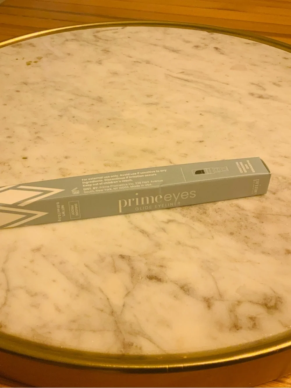 NIB PRIME PROMETICS Prime Eyes Glide Smudge-Proof Eyeliner SMOKY $28