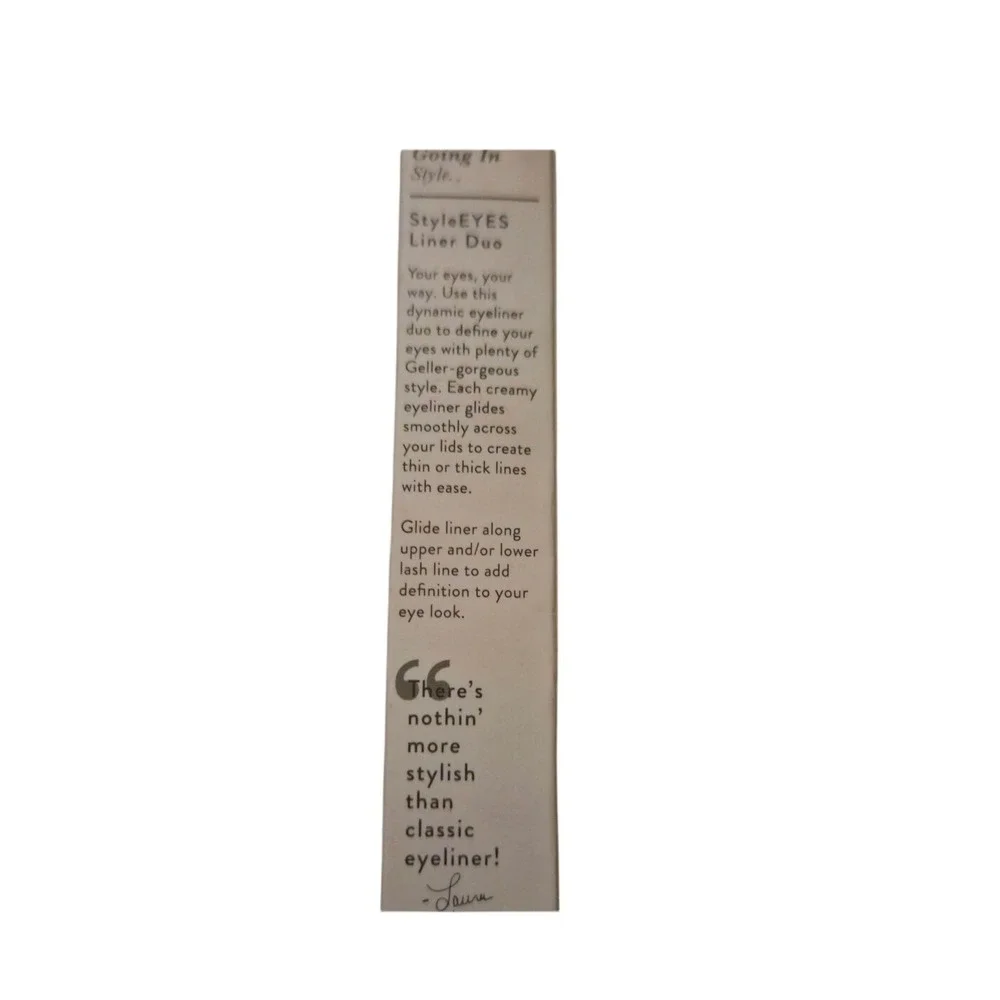 Laura Geller StyleEyes Liner Duo Eyeliner Royal Plum Warm‎ Cocoa New
