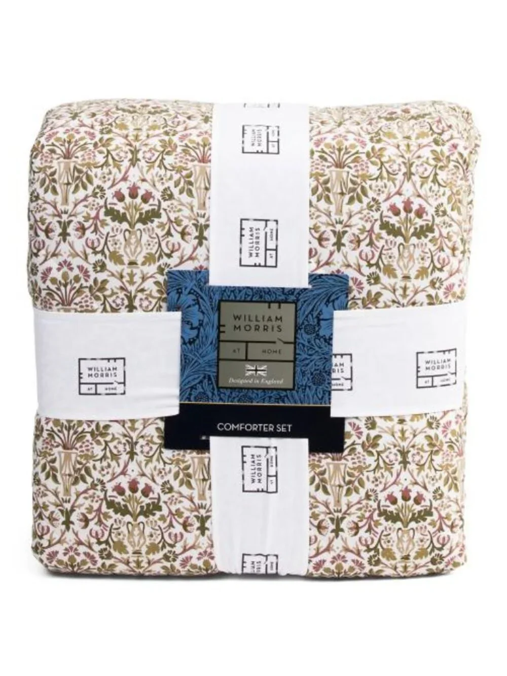 WILLIAM MORRIS Autumn Flower Pot Cotton Percale Comforter Set