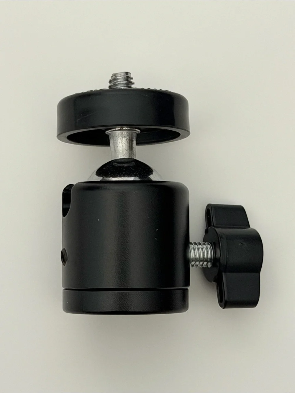 4 Pack Metal Tripod Mini Ball Head Mount 1/4” 360 Swivel Degree Adapter