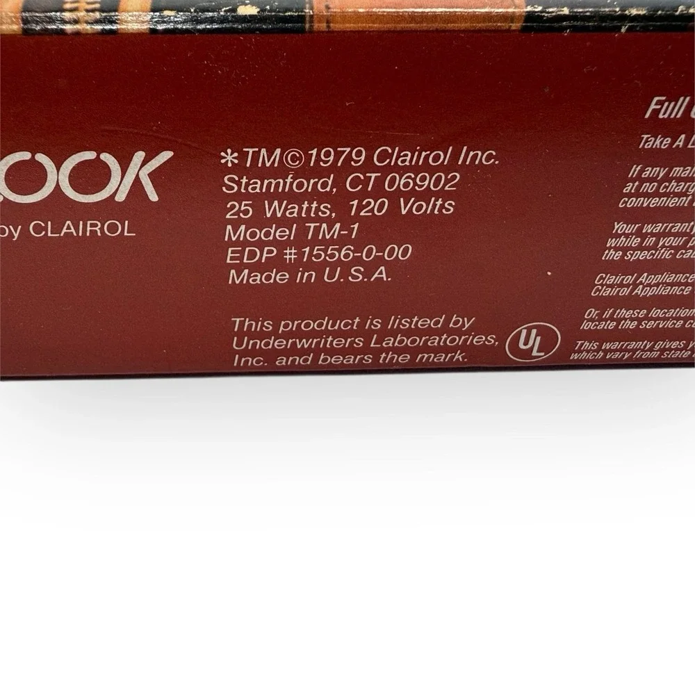 Clairol Take A Look Lighted Vanity Travel Mirror TM-1 1979 Make-Up Retro Vintage