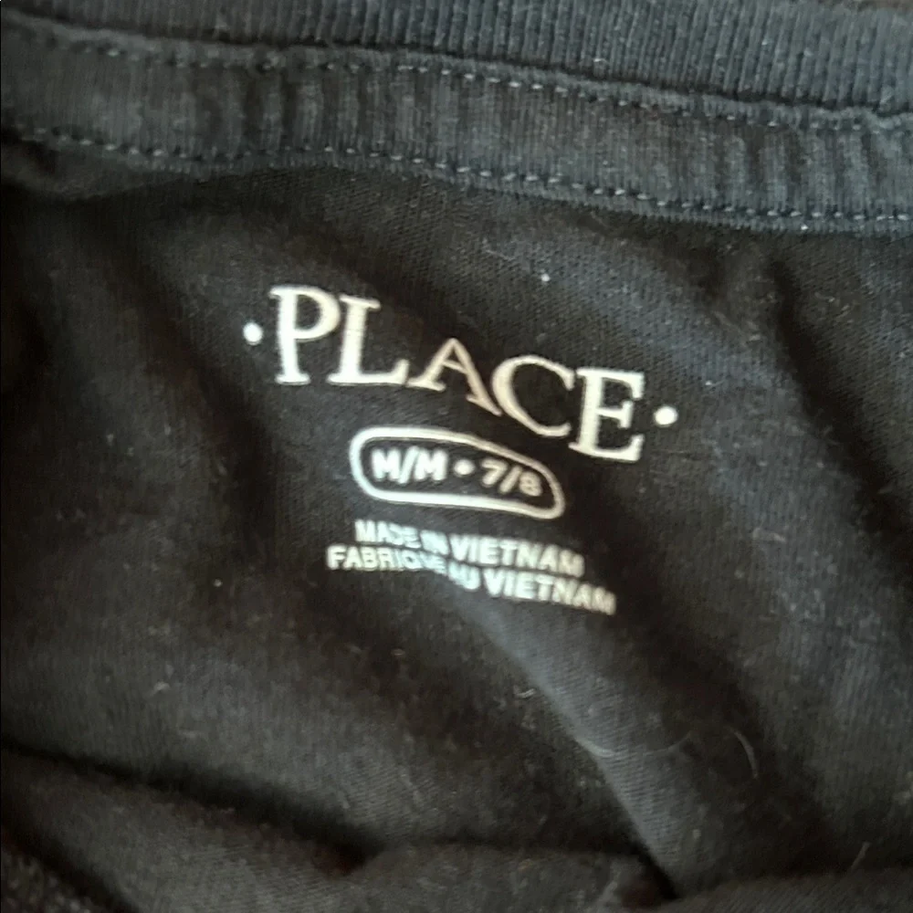 The Children's Place Black and Orange Pumpkin Long Sleeve Tee