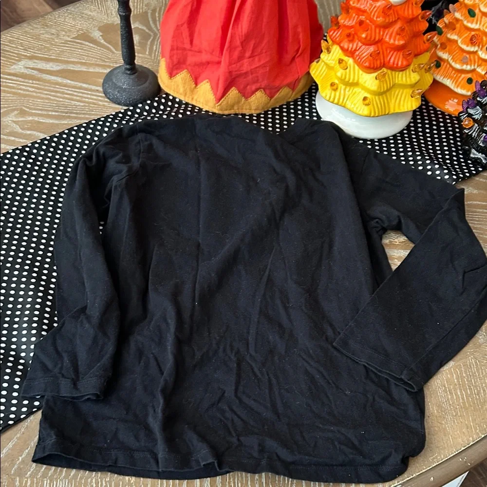 The Children's Place Black and Orange Pumpkin Long Sleeve Tee