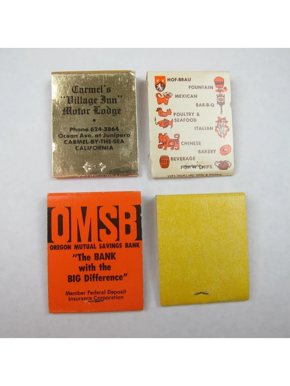 N/A matchbook covers
