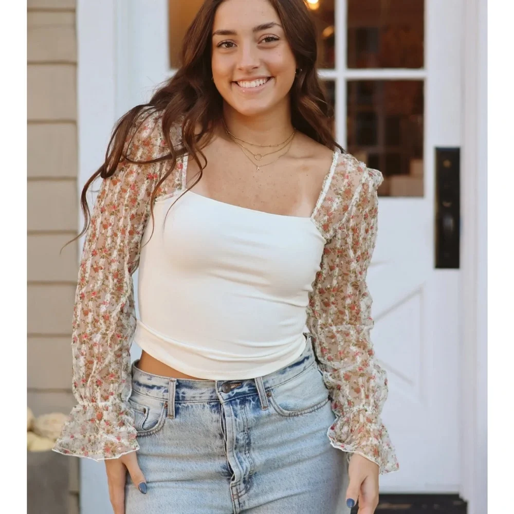 Free People chic cream