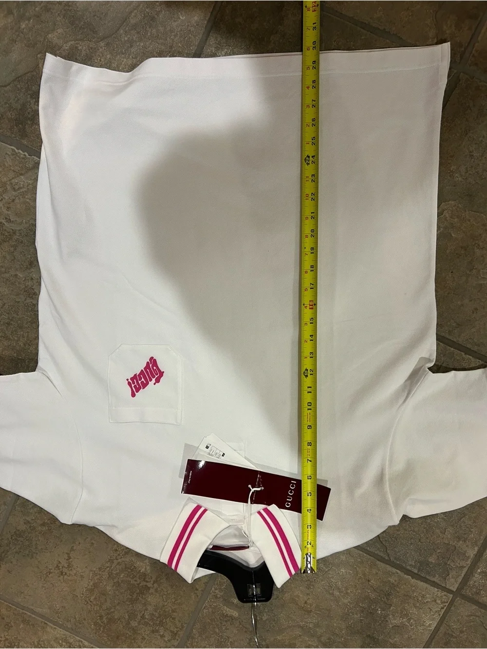 Gucci white polo