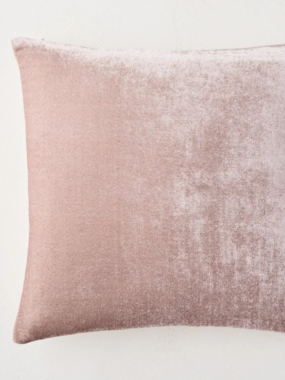 West Elm Lush Pink Velvet Pillow Cover