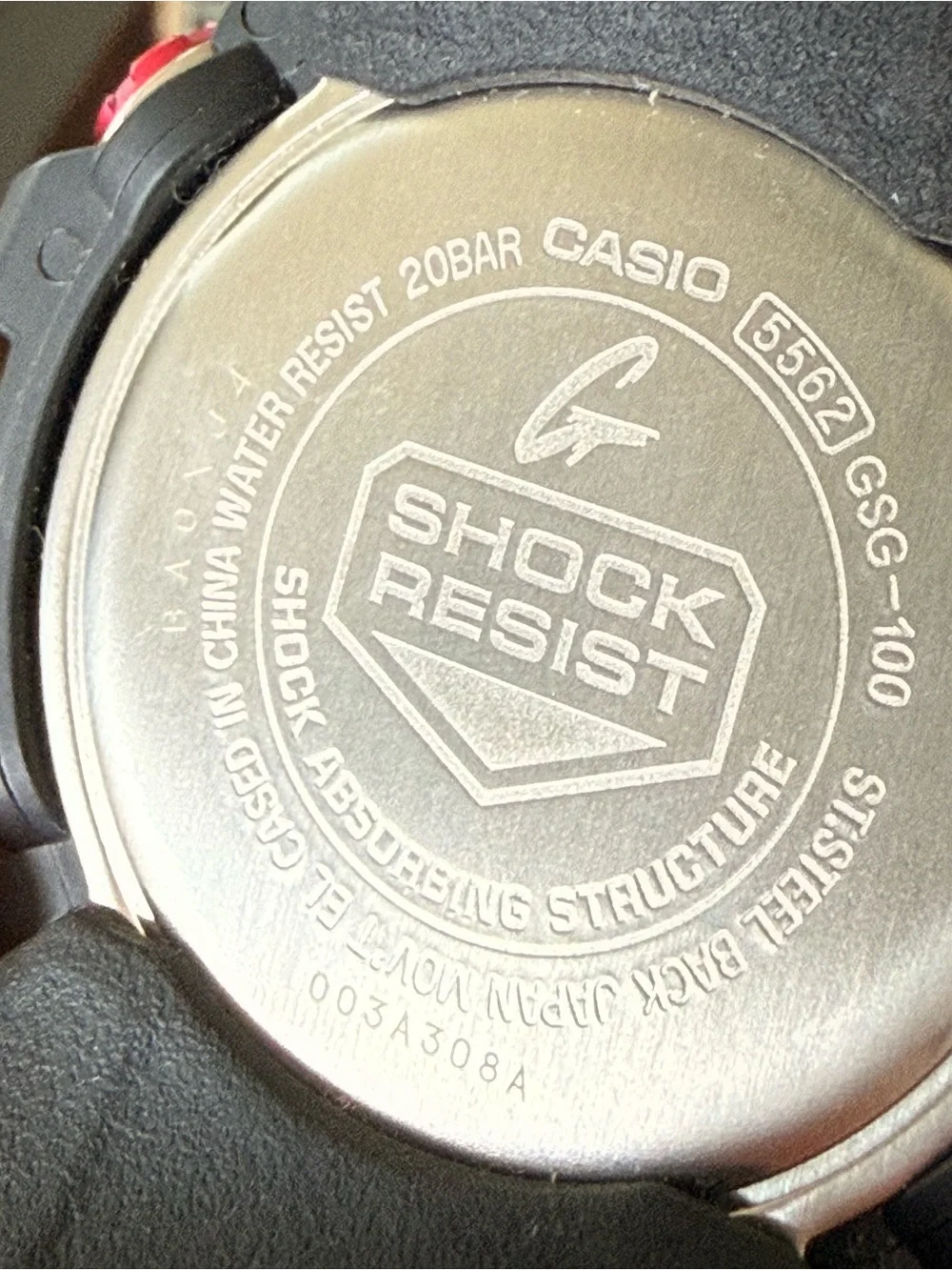 G-Shock shock contrast analog