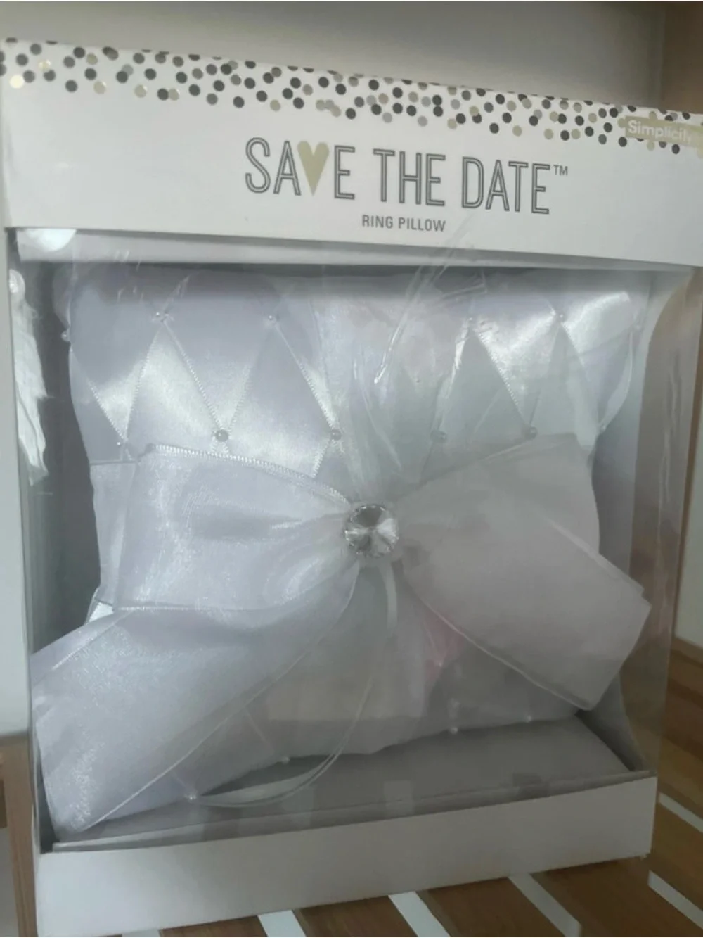 Jo-Ann Stores Wedding Ring Bearer Pillow - New In Pkg