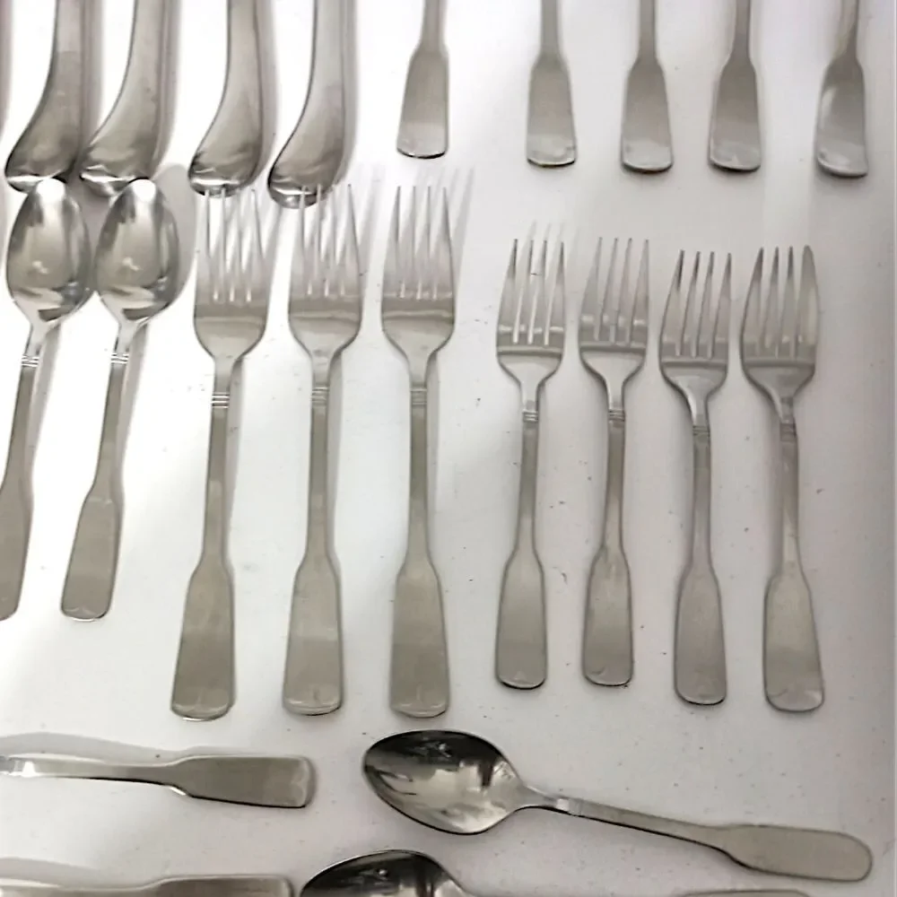 44 Stanley‎ Roberts Flatware SRB 140 Rogers MCM Stainless Steel Mixed Pieces Vtg