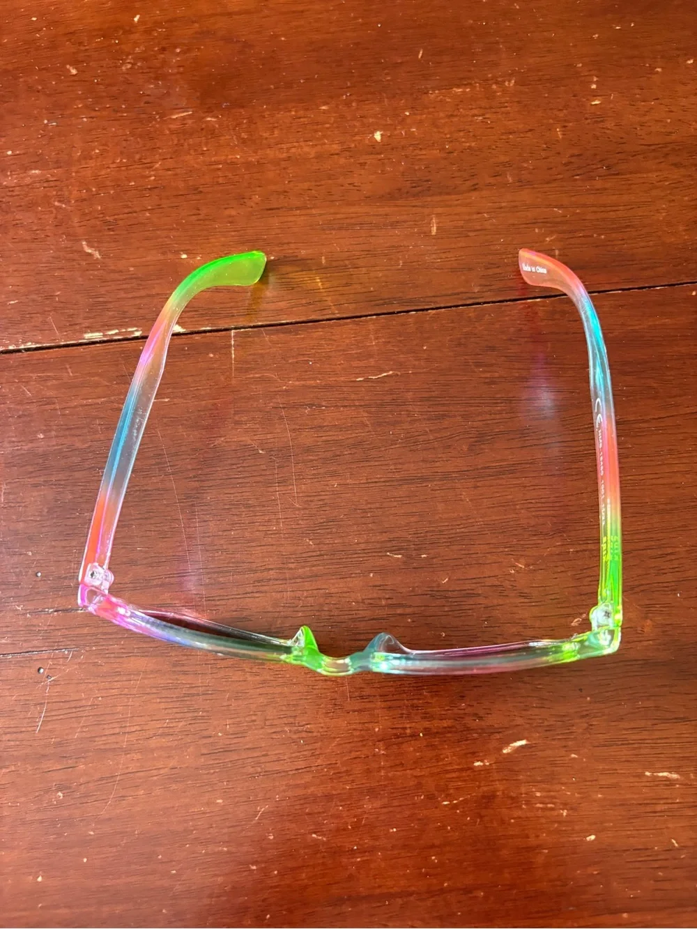 Tommy Bahama Kids Green and Pink Gradient Sunglasses Decorative Accent