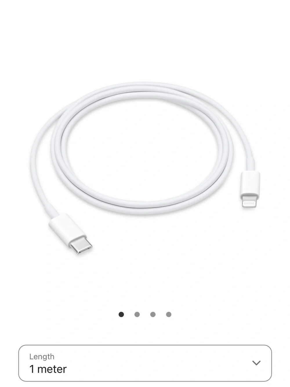 NWOT Apple USB‑C to Lightning Cable