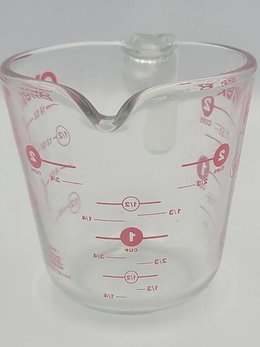 Pyrex measuring glass