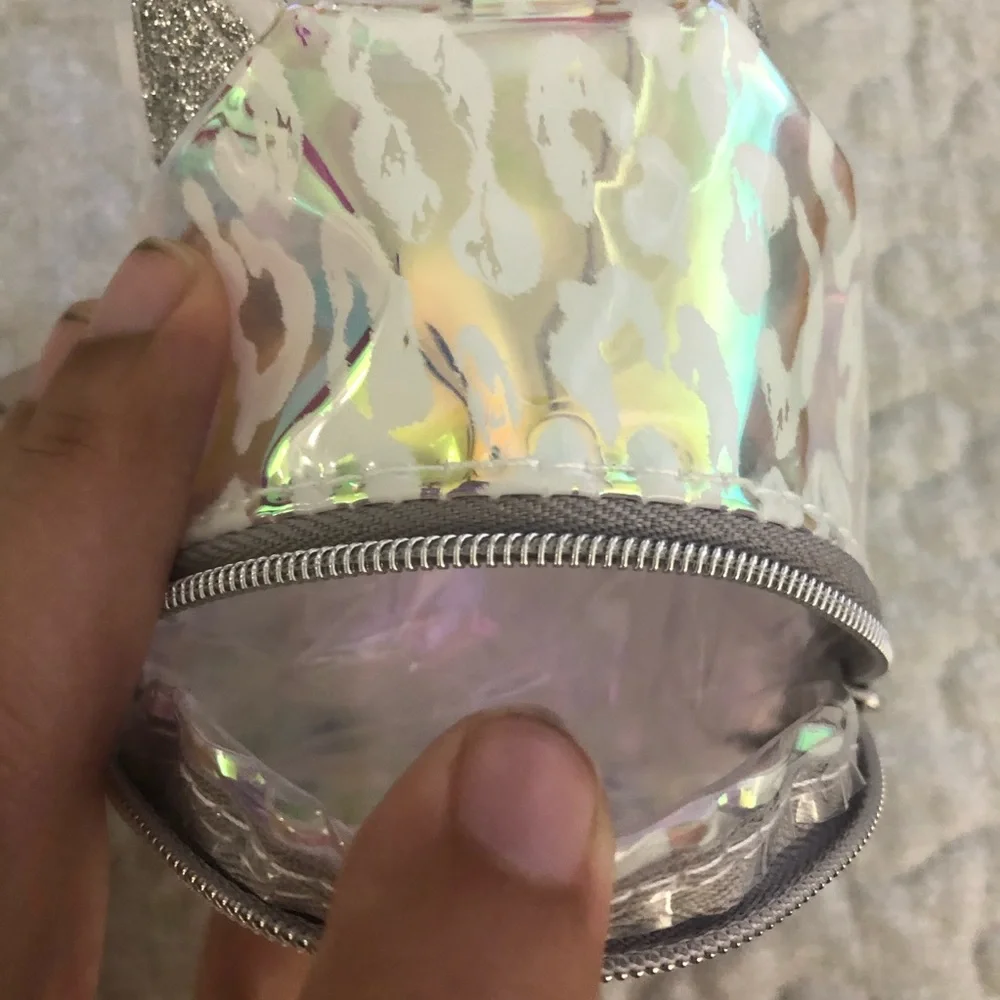 Girl’s ‘I’ Metallic Coin Purse
