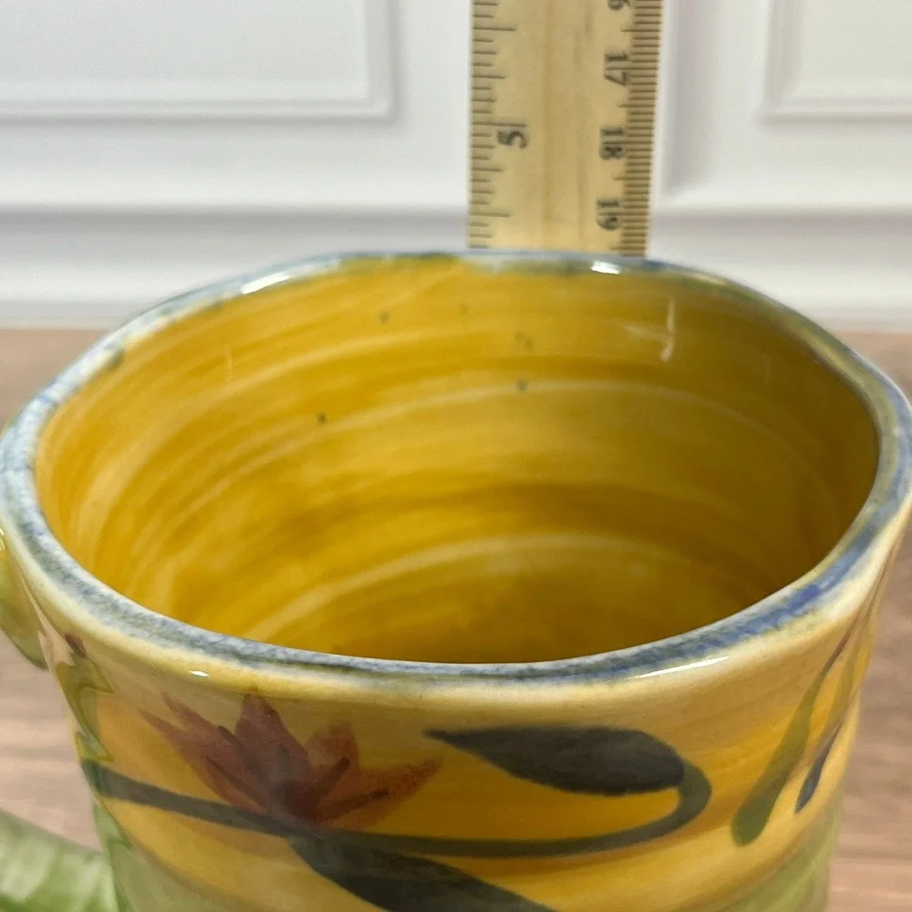 Pier 1 handpainted stoneware