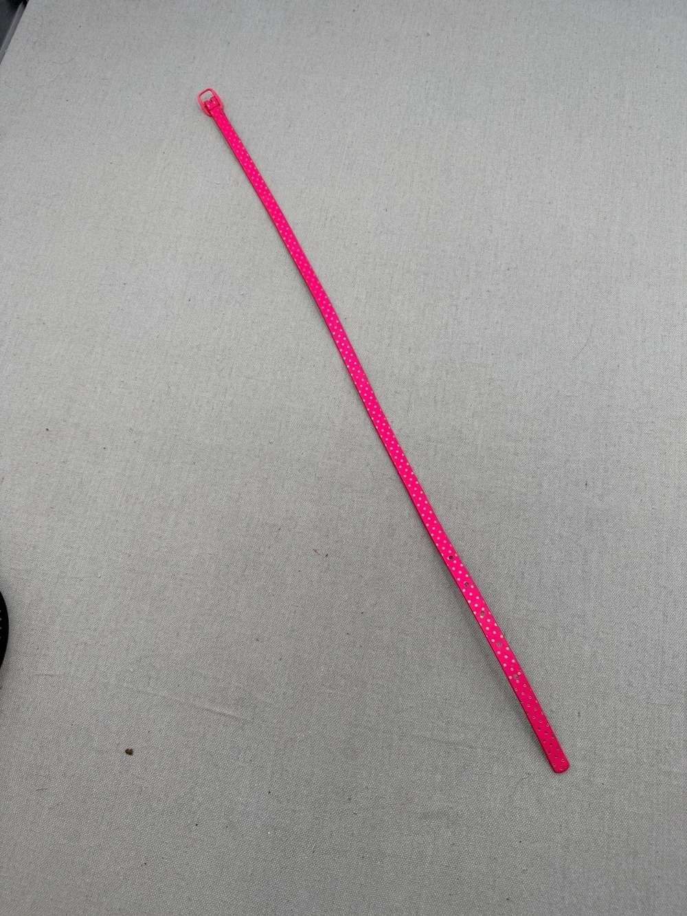 Kids Pink Dot-Print Belt